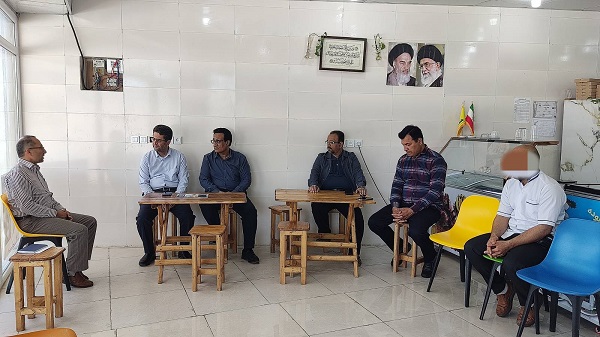 بازدید مدیرکل کمیته امداد استان از طرح های اشتغال زایی و خودکفایی اداره بوشکان